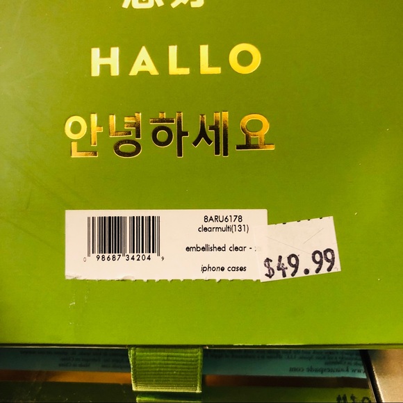 Kate Spade iPhone X/XS Embelished Rhinestone Case - Picture 5 of 8